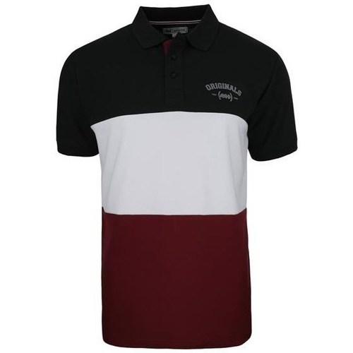 Kleidung Herren T-Shirts Monotox Polo College Dunkelrot, Schwarz, Weiß