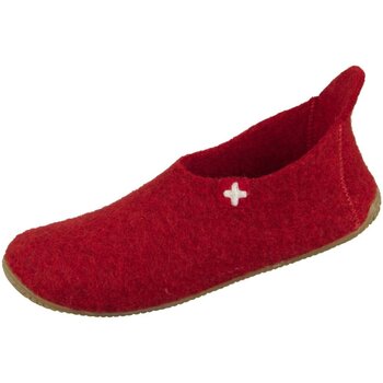 Schuhe Damen Hausschuhe Kitzbuehel 4048-350 Wollfilz 4048-350 Rot