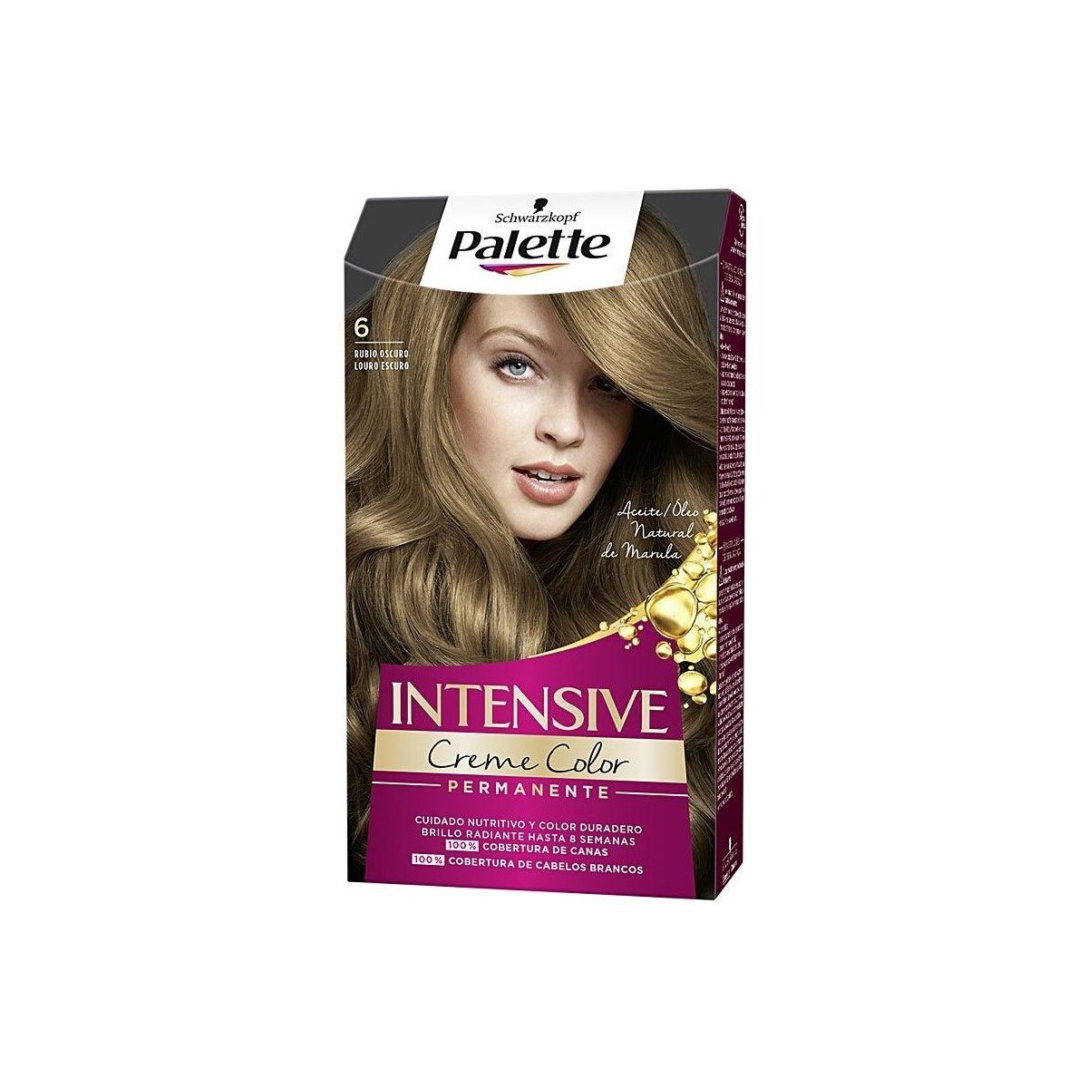 Beauty Damen Haarfärbung Palette Intensive Tinte 6-rubio Oscuro 