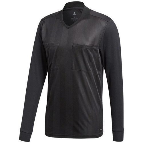 Kleidung Herren T-Shirts adidas Originals Referee 18 Jersey LS Schwarz
