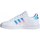 Schuhe Kinder Sneaker Low adidas Originals Grand Court K Türkisfarbig, Weiß
