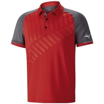 Kleidung Herren T-Shirts Mizuno Shadow Polo Graphit, Rot