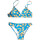 Kleidung Damen Bikini Back Bloom BB200 BLEU Blau