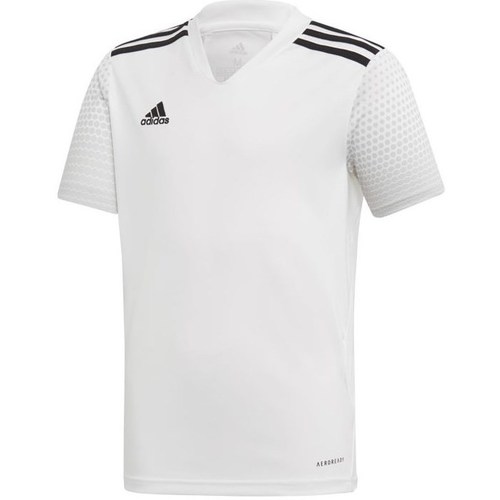 Kleidung Jungen T-Shirts adidas Originals JR Regista 20 Weiß, Schwarz