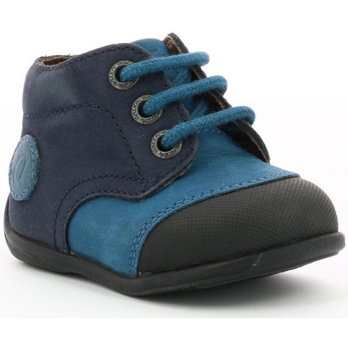 Schuhe Jungen Boots Aster Okidou Blau