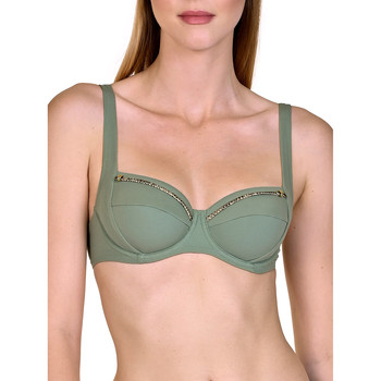 Kleidung Damen Bikini Ober- und Unterteile Lisca Badeanzug Ancona  Armature Top Grün