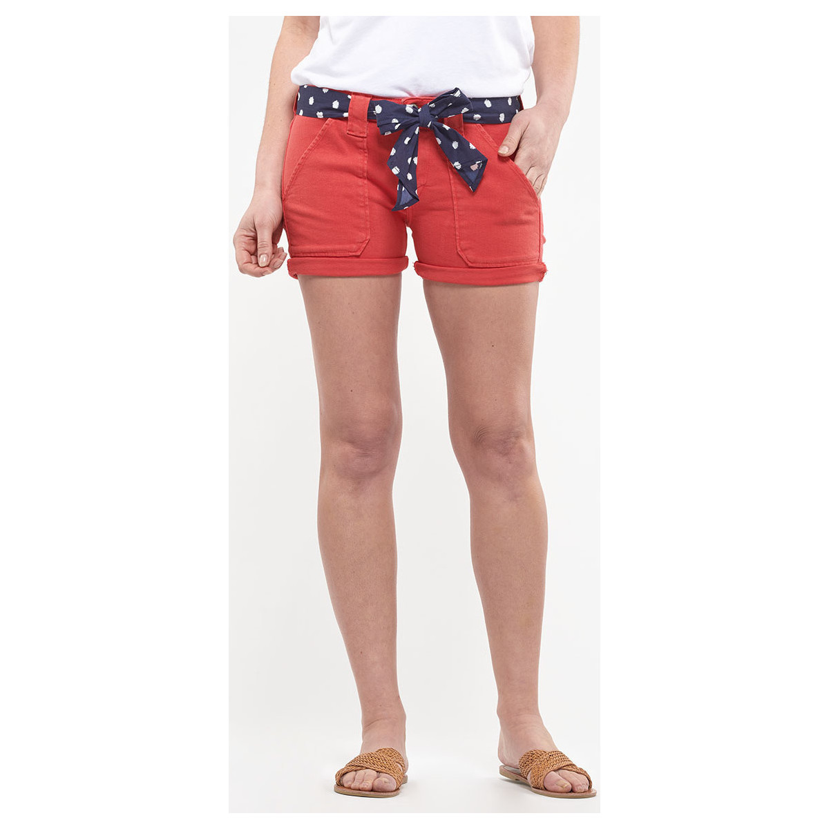 Kleidung Damen Shorts / Bermudas Le Temps des Cerises Shorts OLSEN Rot