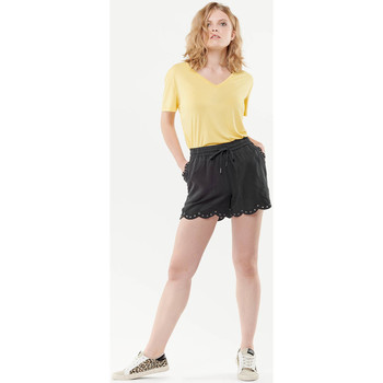 Kleidung Damen Shorts / Bermudas Le Temps des Cerises Shorts LIA Schwarz