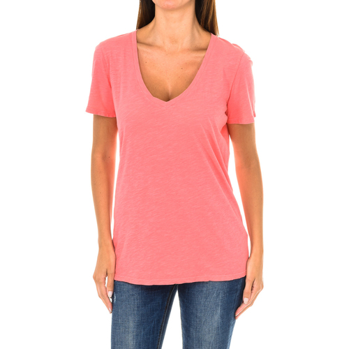 Kleidung Damen T-Shirts Armani jeans 3Y5T45-5JZMZ-1480 Rot