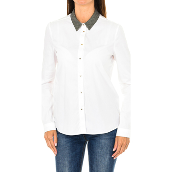Kleidung Damen Hemden Armani jeans 6X5C02-5N0KZ-1100 Weiss