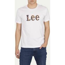 Kleidung Herren T-Shirts Lee T-shirt  Camo Package Bright White Weiss