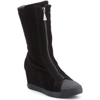 Schuhe Damen Boots Geox Winterschuhe  D Eleni B D6467B-00022-C9999 Schwarz