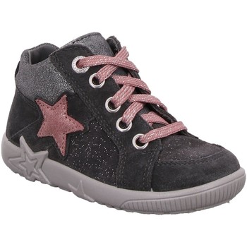 Schuhe Mädchen Babyschuhe Superfit Maedchen steingau-rosa-silber 1-009438-2000 Grau