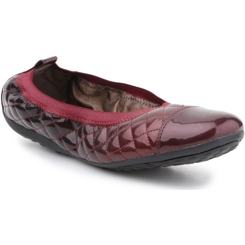 Schuhe Damen Sneaker Low Geox Ballerinas  D Piuma Bal A D64D8A-000HI-C0241 Rot