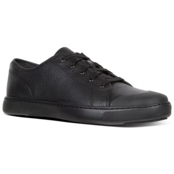 Schuhe Herren Sneaker Low FitFlop DANIEL TOE-CAP SNEAKERS - ALL BLACK CO Schwarz