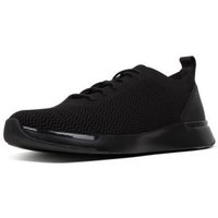 Schuhe Herren Sneaker Low FitFlop FLEEXKNIT SNEAKERS - ALL BLACK CO Schwarz