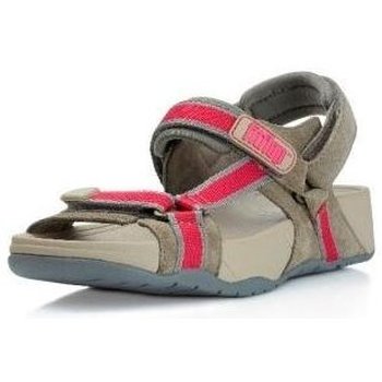 Schuhe Kinder Sandalen / Sandaletten FitFlop Hyka TM girl azalea pink (leather) Schwarz