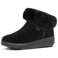 Schuhe Damen Low Boots FitFlop MUKLUK SHORTY III ALL BLACK Schwarz