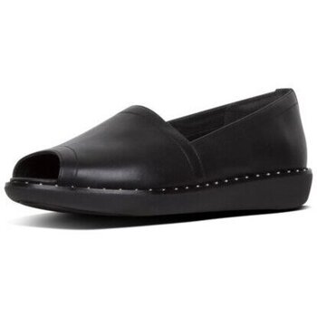 Schuhe Damen Slipper FitFlop NADIA BLACK Schwarz