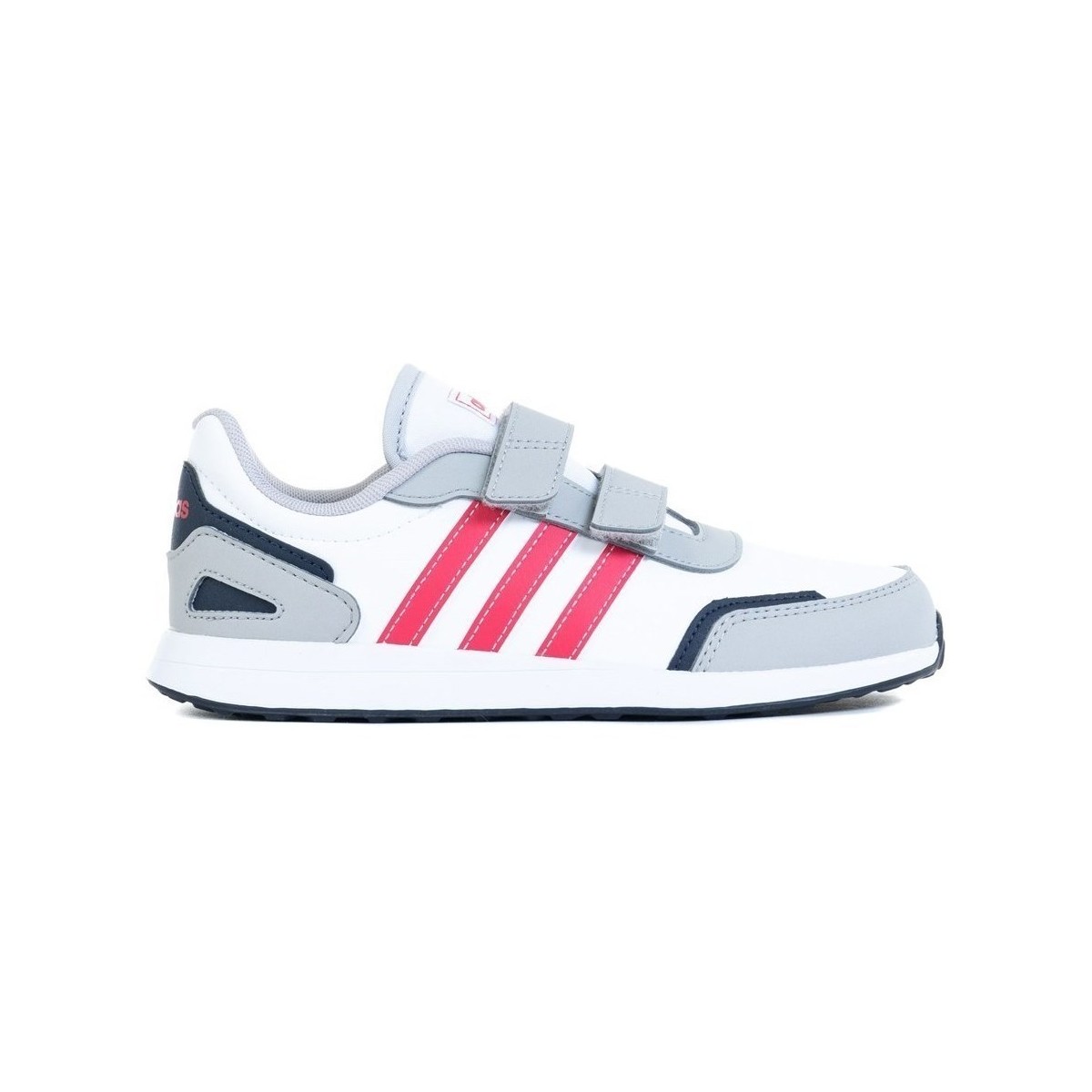 Schuhe Kinder Sneaker Low adidas Originals VS Switch 3 C Weiß, Rosa, Grau