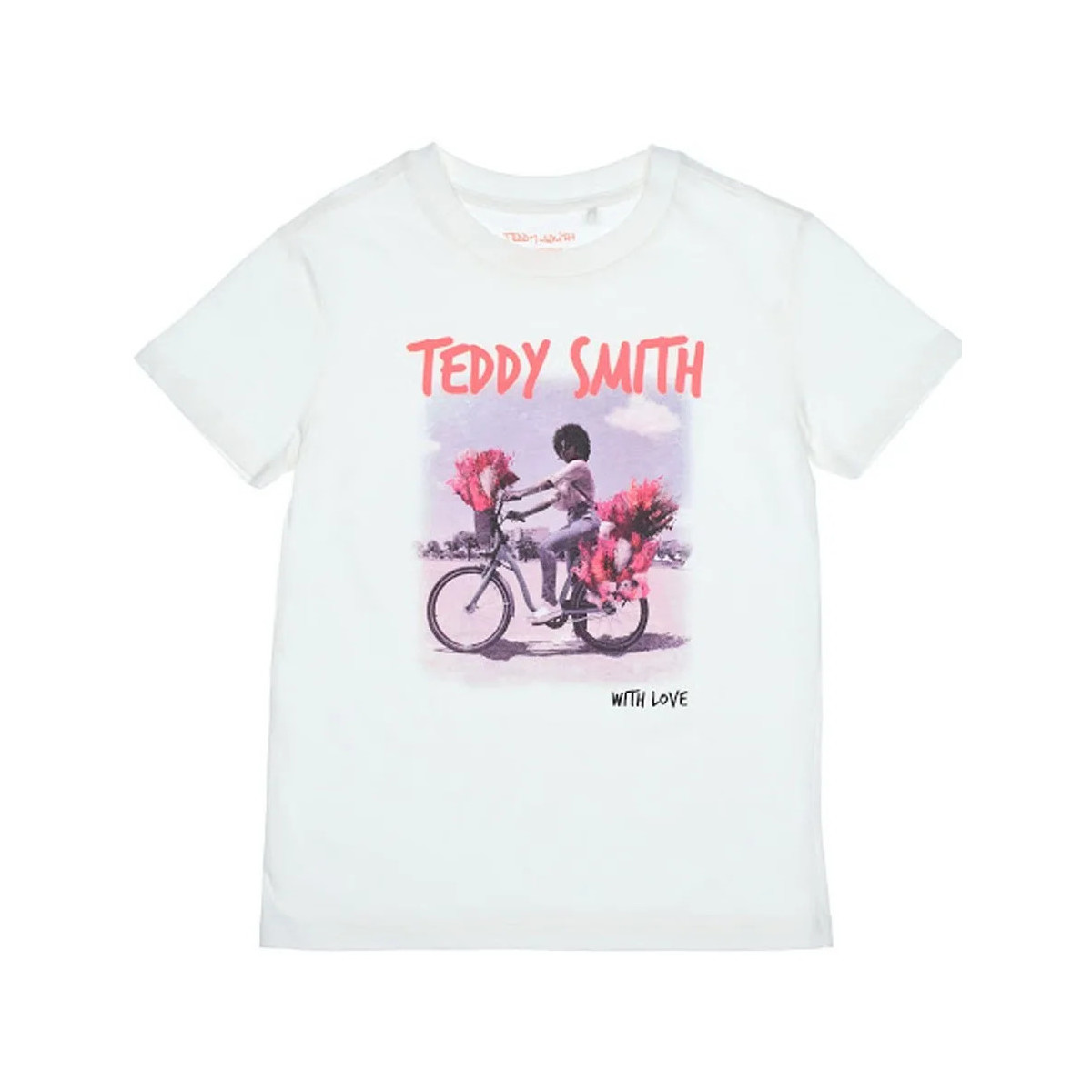 Kleidung Damen T-Shirts & Poloshirts Teddy Smith 31014700D Weiss