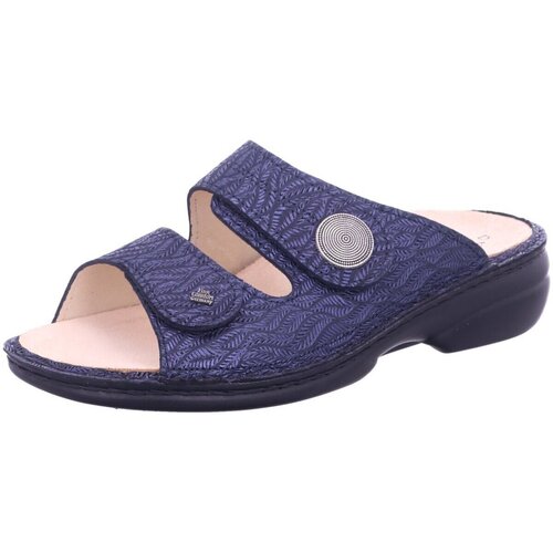 Schuhe Damen Pantoletten / Clogs Finn Comfort Pantoletten SANSIBAR 02550-687241 687241 Blau