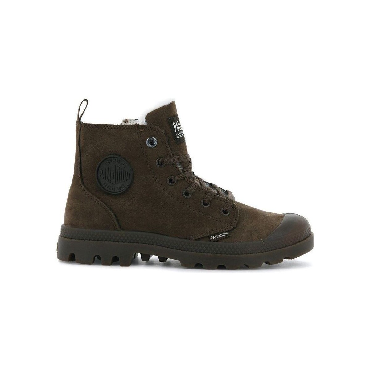 Schuhe Damen Derby-Schuhe Palladium PAMPA HI Z  V13 BISON 75519 Braun