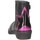 Schuhe Mädchen Klassische Stiefel Dianetti Made In Italy I9889 Texano Kind Schwarz / Fuchsia Multicolor