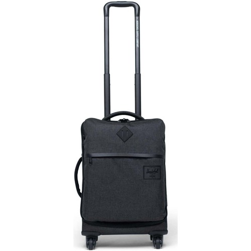 Taschen flexibler Koffer Herschel Highland Carry On Black Crosshatch Schwarz