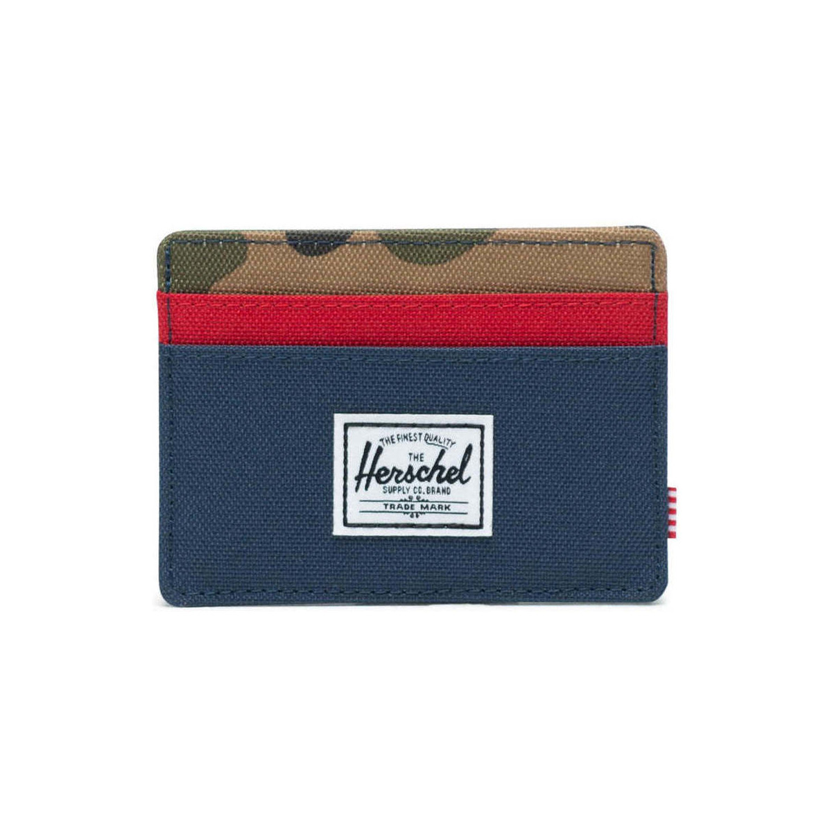 Taschen Portemonnaie Herschel Charlie RFID Woodland Camo Navy Red Multicolor