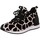 Schuhe Damen Sneaker La Strada Black White Cow Velvet Rubber 1905632-4690 Other