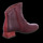 Schuhe Damen Stiefel Think Stiefeletten Delicia 66 Stiefelette dunkel 3-000067-5000 Rot