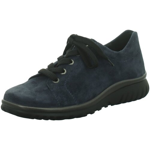 Schuhe Damen Sneaker Low Semler Schnuerschuhe L5145 L5145042078 Blau