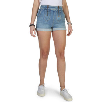 Kleidung Damen Shorts / Bermudas Tommy Hilfiger - ww0ww18344 Blau