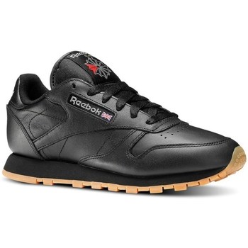 Schuhe Damen Sneaker Low Reebok Sport Classic Leather Schwarz