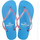Schuhe Damen Zehensandalen Brasileras Classic Combi Pearl W Blau