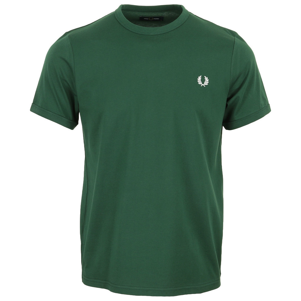 Kleidung Herren T-Shirts Fred Perry Ringer Grün