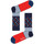 Unterwäsche Herren Socken & Strümpfe Happy socks Stripes and dots sock Multicolor