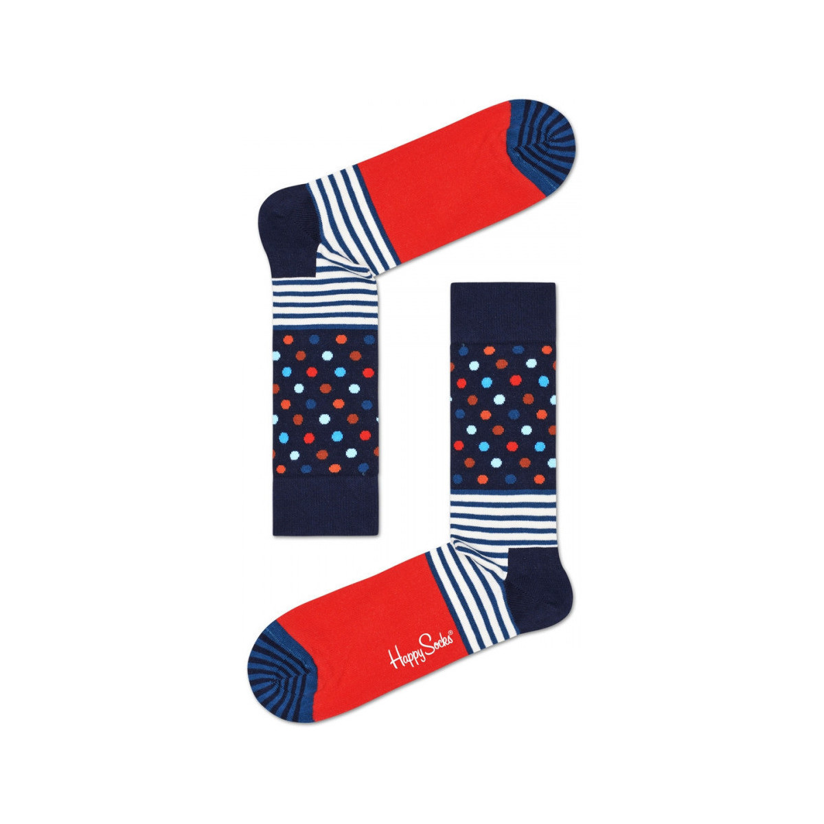 Unterwäsche Herren Socken & Strümpfe Happy socks Stripes and dots sock Multicolor