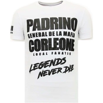 Kleidung Herren T-Shirts Local Fanatic Padrino Corleone Weiss