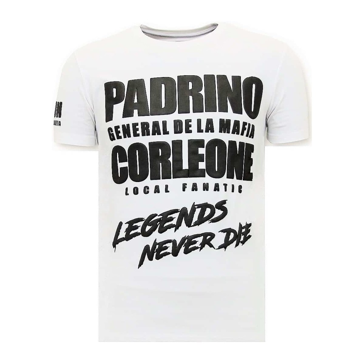 Kleidung Herren T-Shirts Local Fanatic Padrino Corleone Weiss