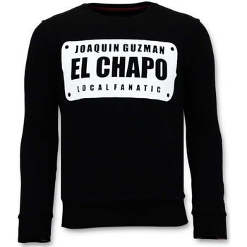Kleidung Herren Sweatshirts Local Fanatic Joaquin Guzman El Chapo Schwarz