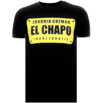 Kleidung Herren T-Shirts Local Fanatic S Joaquin El Chapo Guzman Schwarz