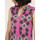 Kleidung Damen Kleider Admas Ärmelloses Sommerkleid Art Deco fuchsia Rosa