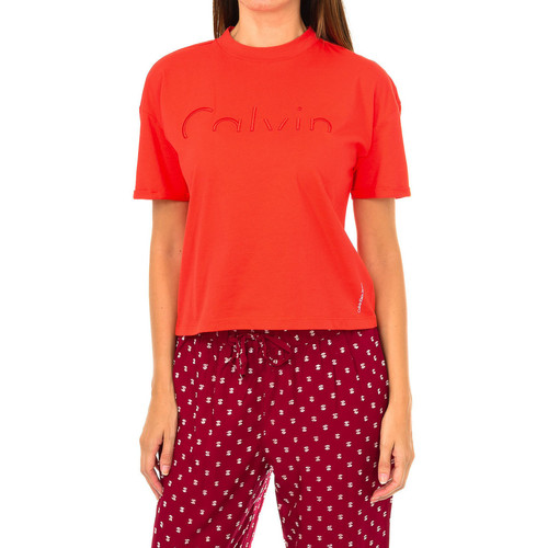 Kleidung Damen T-Shirts Calvin Klein Jeans J20J206171-690 Rot