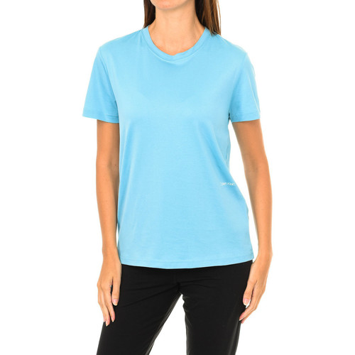 Kleidung Damen T-Shirts Calvin Klein Jeans K20K200193-409 Blau