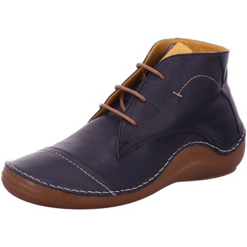 Schuhe Damen Boots Cosmos Comfort Schnuerschuhe 6144502-820 blau