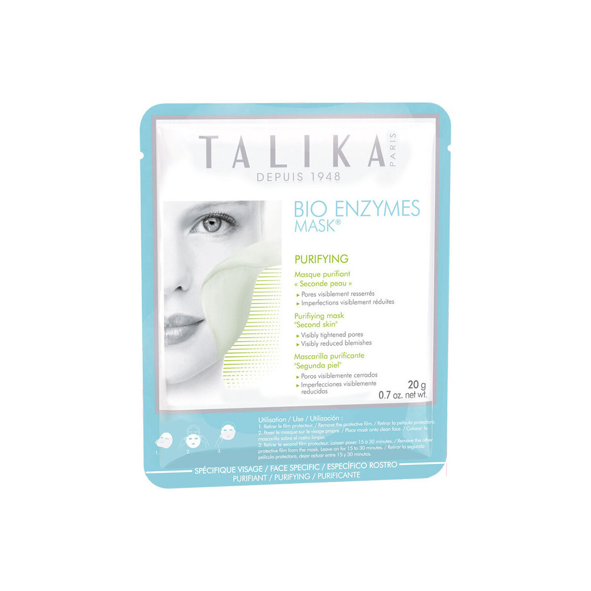 Accessoires Damen Masken Talika Bio Enzymes Purifying Mask 20 Gr 