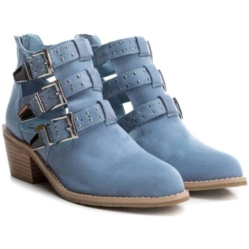 Schuhe Damen Stiefel Xti - 48948 Blau