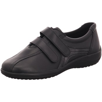 Schuhe Damen Slipper Longo Slipper -Klettslipper 1032210 schwarz